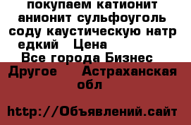 покупаем катионит анионит сульфоуголь соду каустическую натр едкий › Цена ­ 150 000 - Все города Бизнес » Другое   . Астраханская обл.